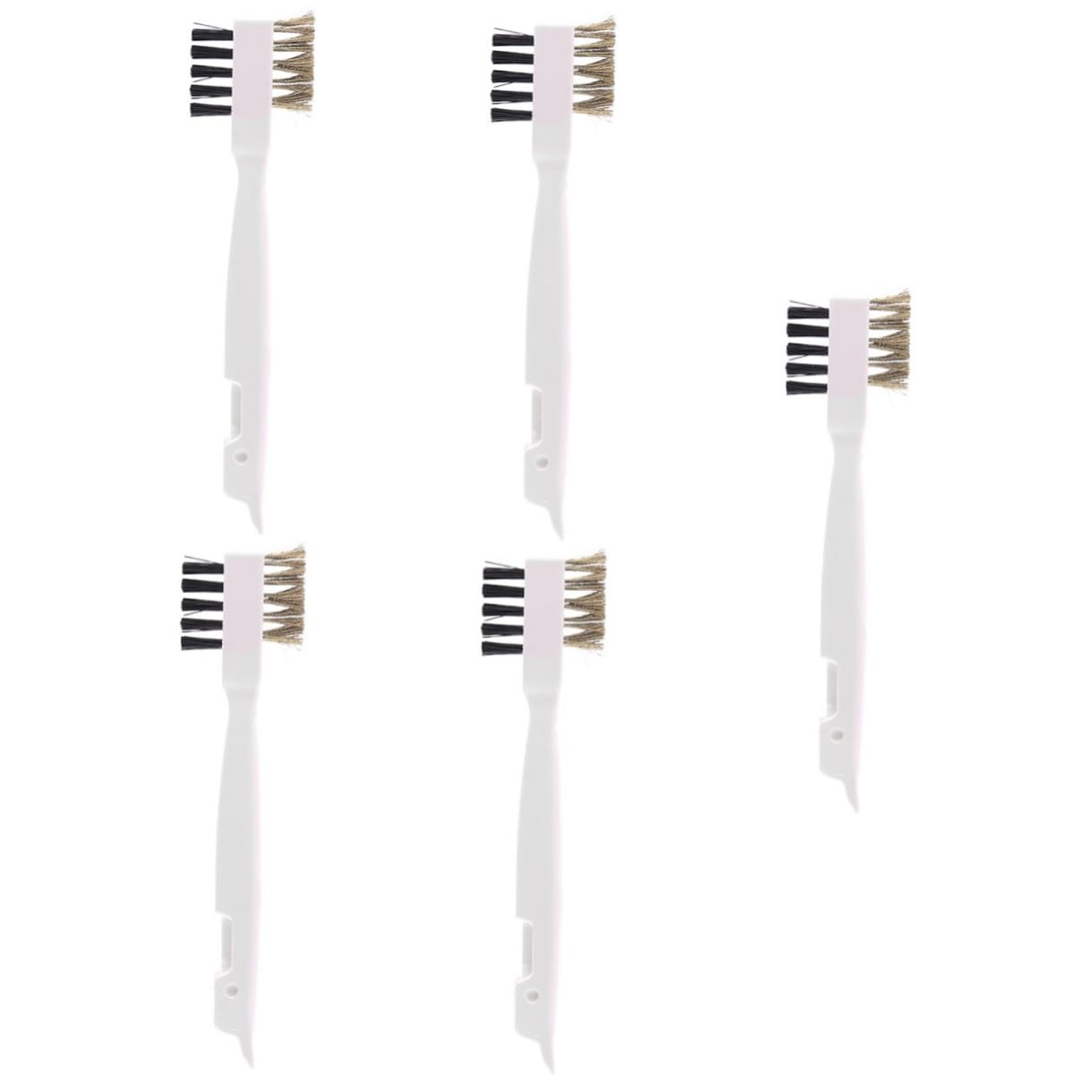 Healeved 5pcs Gas Stove Cleaning Brush Bristle Brush for Pot Pan Bottom Crevice Tile Easy to Use for Home Cleaning