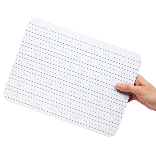 Juvale 12 Pack Lined Double Sided Dry Erase Board With Lines For Kids, Individual Classroom Lapboards For Preschool Students, Teacher Supplies (9 X 12 In) #TOP2