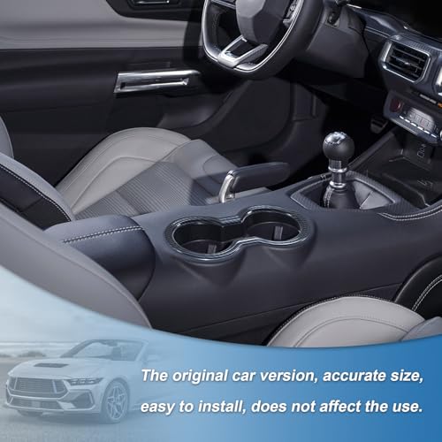 Cubierta de Portavasos Fibra de Carbono para Ford Mustang 2024 miniatura 5