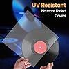 Retro Musique Pack of 50 x 12 Inch Super Thick Outer Vinyl Sleeves | Dense Crystal Clear Vinyl Record Sleeves Fit 1-4 Gatefold LP Albums | Non-Split Wrinkle Free Vinyl Covers for Vinyl Albums #3