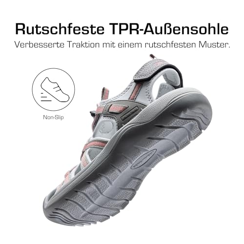 DREAM PAIRS Women's Hiking Sandals Adventurous Summer Sports Shoes Outdoor3