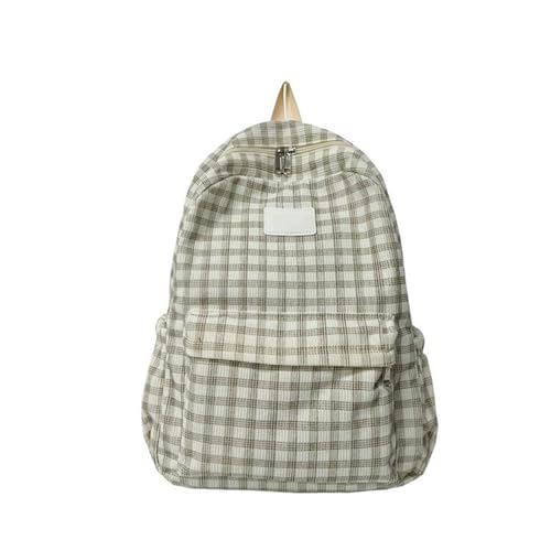 Mochila escolar de pana con diseño en celosía ideal para viajes diarios y escapadas de fin de semana