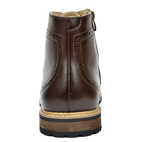 Bruno MARC BERGEN01 Men's Formal Classic Lace Up Leather Lined