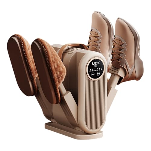 Secador de zapatos retráctil con temporizador y diseño silencioso