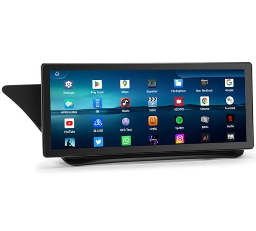 10.25 Android 14 Qualcomm Radio Coche Estéreo para Mercedes E-Class W207 C207 A207 NTG 4.5 Soporta Bluetooth 5.1 CarPlay inalámbrico IPS WiFi Dab+ Canbus GPS Navegador 8 Core 4+64GB