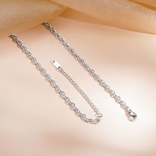 Image of Rubans Demi Fine Stainless Steel Pendant Chain Daily Gift for Women & Girls
