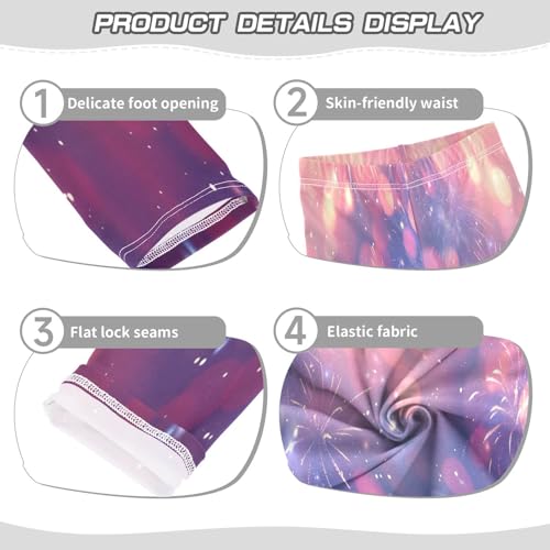 Bolaz Toddler Girls Leggings Printed Yoga Pants Leggings Firework for Kids3