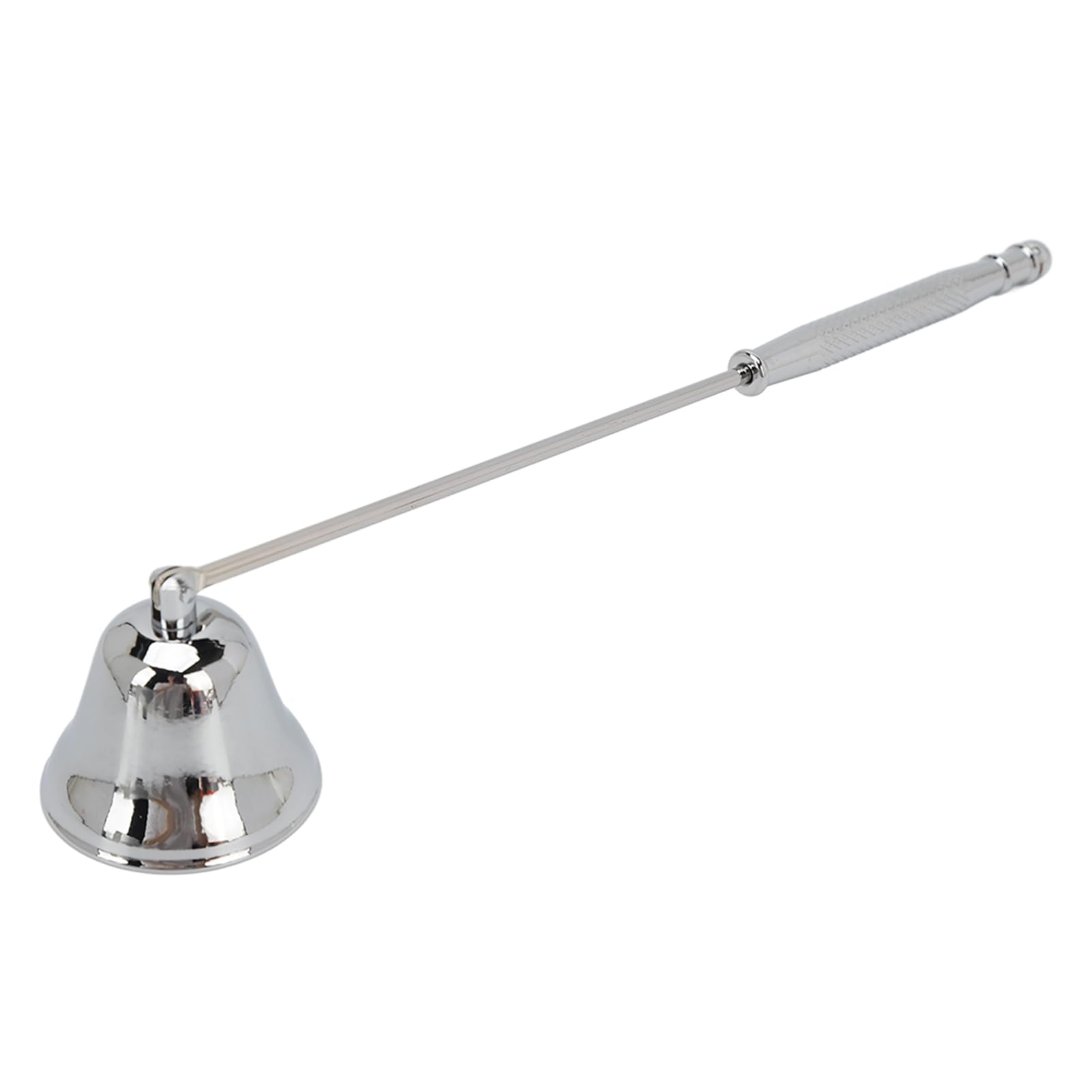 Candle Care, Candle Wick Trimmer and Snuffer Set Vintage Stainless Steel Candle Wick Snuffer with Long Handle for Putting Out Candle Flame Safely for Smokeless Extinguishing (Silver)
