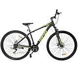 VITALZ Bicicleta de Montaña R29 - Cuadro de Carbono Ultraligero - 21 Velocidades - Frenos de Disco Mecánicos -...