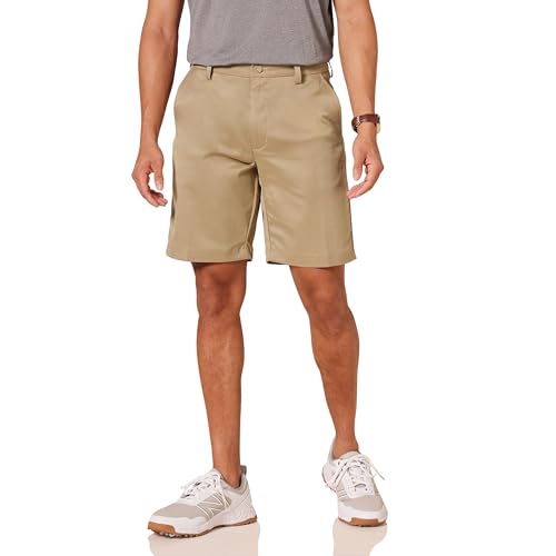 Image of Amazon Essentials Men's Classic-Fit 9 inch Inseam Moisture-Wicking Golf Shorts, Functional Pockets (Available in Big & Tall)
