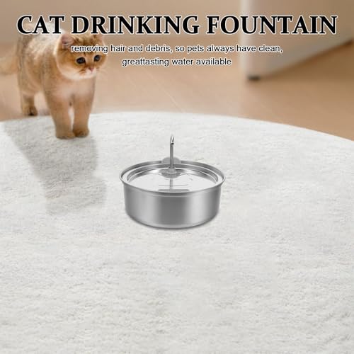 Fuente de Agua para Gatos de Acero Inoxidable 3.0L miniatura 5