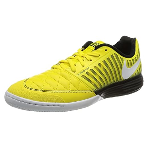 Nike Lunar Gato II IC, Botas de fútbol. Hombre, OPTI Yellow White Black, 44 EU