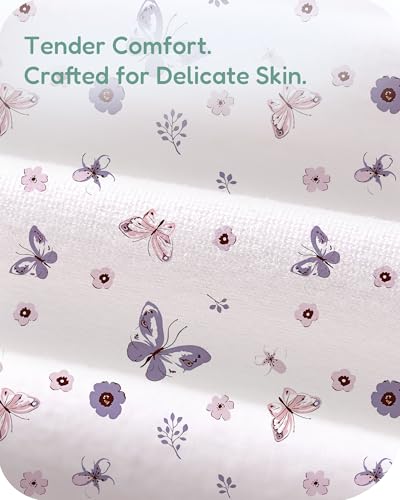 Image of Pack and Play Sheets Fitted 2 Pack, 38x26 Graco Pack n Play Sheets for Playard & Travel Crib Mattress, Ultra Soft Jersey Knit, Breathable Stretchy Deep Pocket, Compatible with Mini Cribs