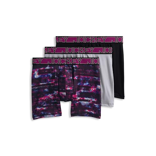 Jockey Men's Underwear Active Microfiber 5' Boxer...