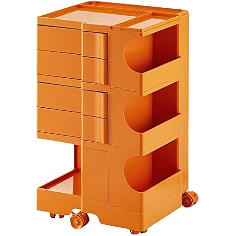 Multipurpose Utility Storage Cart with Drawers Cover