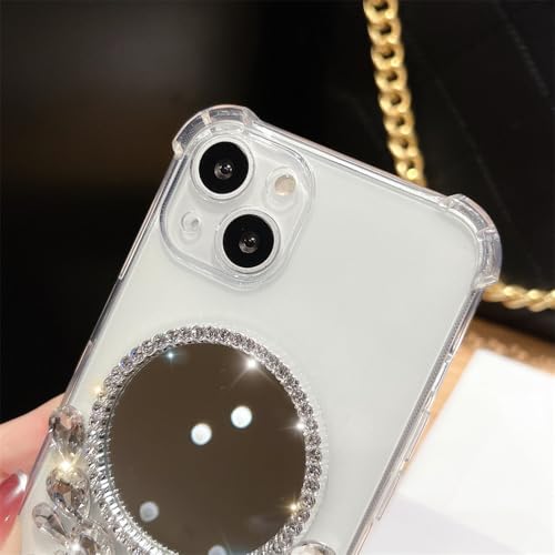 Coque de Luxe en Strass Miroir Samsung A53 A73 coque antichoc rigide