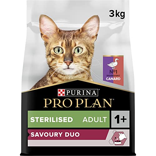 PRO PLAN Sterilised Adult SAVOURY DUO Canard et Foie 3kg