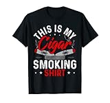 this is my cigar smoking shirt cigar tshirt per gli amanti dei sigari maglietta