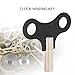 HERCHR Clock Winding Key 10pcs Metal Clock Key Wall Clock Winding Key Clocks Key Wall Clock Accessory Clock Repair Tools