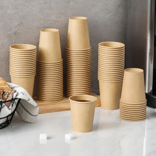AOZITA 120 Pack 8 oz Paper Cups - Save 6% - Image 6