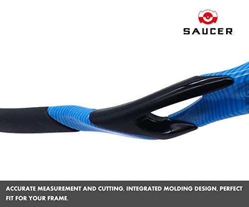 Image of SAUCER Replacement Nose Pieces Pads & Earsocks Temple Sleeve Rubber Kit for Oakley RadarLock Path | Pitch|Edge | XL Sunglass