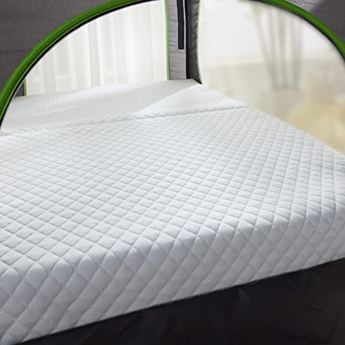 Image of 3" Pack n Play Mattresses Pad, Pack and Play Mattress Pad with Waterproof & Removable Cover Memory Foam Playard Playpen mattresses