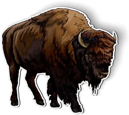 Buffalo Bison - 5.5" Magnet for Car Locker Refrigerator