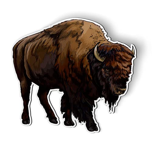 Buffalo Bison - 5.5" Magnet for Car Locker Refrigerator