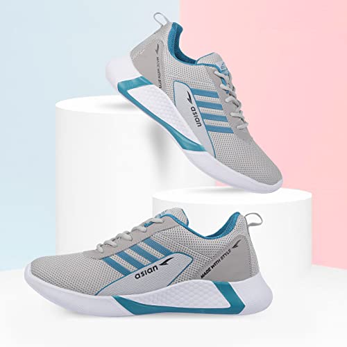 Image of ASIAN Men's Bouncer-01 Sports,Walking,Gym,Training,Running Shoes Turquoise