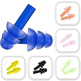 6 Pairs Kids Ear Plugs Swimming Noise Cancelling Reusable Earplugs for Sleeping and Swimming, 6...