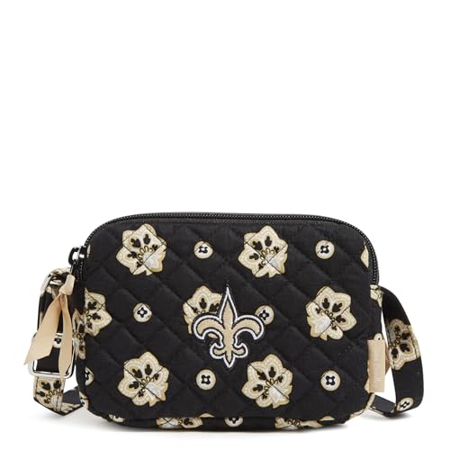 Image of Vera Bradley womens Cotton Small Stadium Crossbody Bag