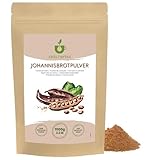 Algarroba en polvo 1kg, vainas de algarroba secas y molidas, edulcorante natural para repostería, postres y chocolate de algarroba, harina de algarroba, algarroba negra en polvo