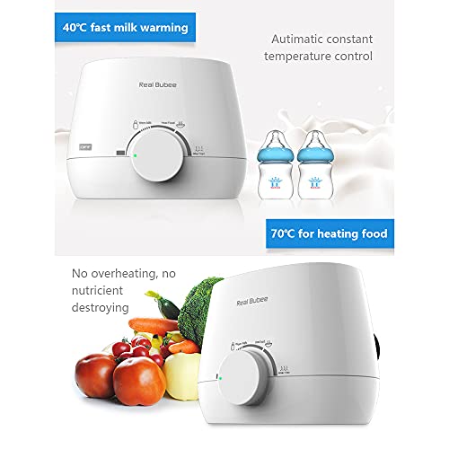 Sunbaca Garrafas duplas multifuncionais para bebês, leite, água, aquecedor, mentos para bebês, ester