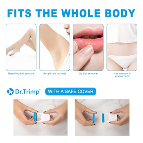 Image of Disposable Surgical Manual Skin Razor Blade for Men & Women | Stainless Steel Disposable Body & Face Razor | Sharp Blade for Hair Removal | Travel-Friendly Manual Grooming Razor | Pack of 4
