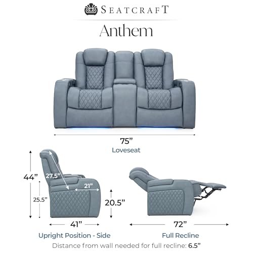 Luxury Leather Recliner Sofa Set