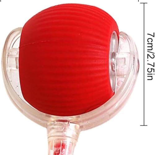 2 Packs Interactive Cat Toy,Electric DogBall Toy,Cat Toys For Indoor Cats,Chewie Viral Dog Ball,Adjustable Sports Rolling Toy,Electric Rolling Ball Christmas Birthday Gift for Pets.(Red&Green) - Image 4