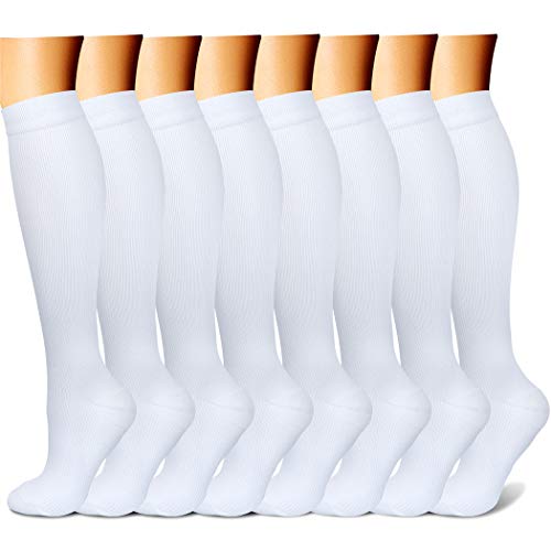 CHARMKING Compression Socks 15-20 mmHg is Best Graduated Athletic & Medical for Men