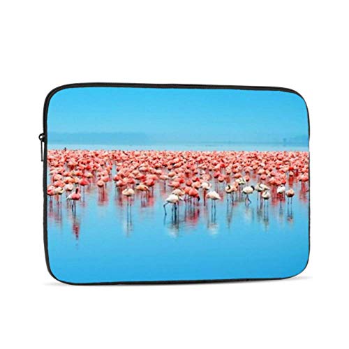 Laptop-Hülle Fall 15 Zoll Herden Flamingo Afrika Kenia Lake Nakuru Laptop-Hülle/Notebook Computer-Tasche Fall/Tablet Aktentasche Tragetasche