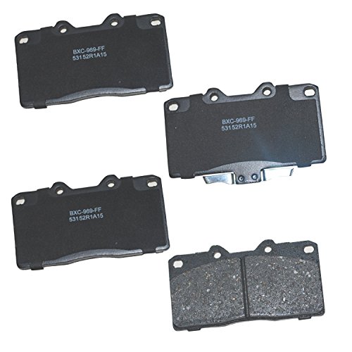 Image of Bendix Premium SBC531 Ceramic Front Brake Pads for Dodge Stealth 1996-1991, Mitsubishi 3000GT 1999-1991