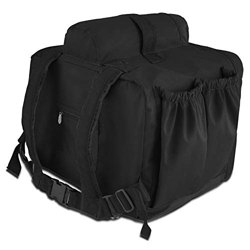 Baú tipo Mochila Térmica Pizza 45 Litros Pro Tork - Preto