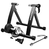 Bike Trainer Stand – Alpcour Portable Stainless Steel Indoor Trainer w/ Magnetic Flywheel, Noise...