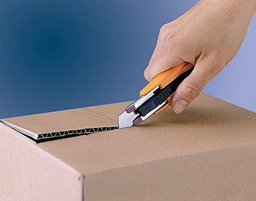 Miniatura 9 de OLFA Cuchillo utilitario de seguridad auto-retráctil (SK-4)  Cortador de caja semiautomático multiusos con hoja autoretráctil y mango