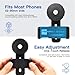 Universal Phone Adapter Mount 360° Rotation - Fits 16-50mm Eyepieces for Telescope/Microscope/Spotting Scope/Birdwatching Clamp High-Strength Stable Mount (Equipped with Wireless Shutter Mode)