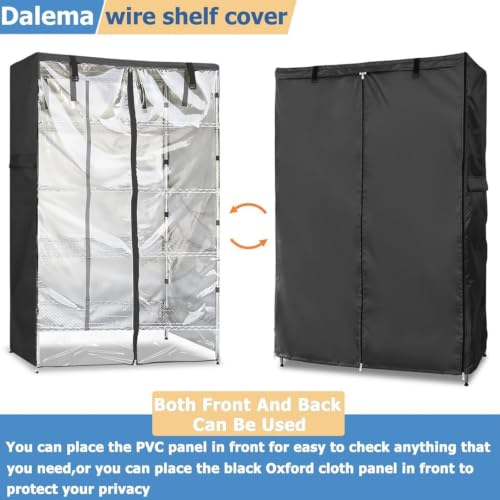 Funda de armario impermeable antipolvo con frontal transparente Oxford 5