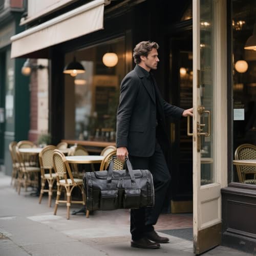 Solución de equipaje para hombre con bolsa grande y cómoda de llevar 2