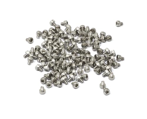 Image of iexcell 100 Pcs M2.5 x 3mm Thread Pitch 0.45 mm Stainless Steel 304 Hex Socket Head Cap Screws Bolts Kit