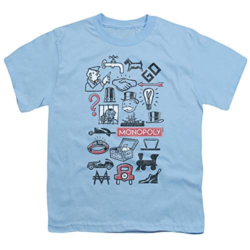 Monopoly Monopoly Icons Unisex Youth T Shirt
