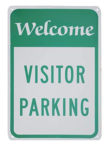 Monifith Welcome Visitor Parking Sign Outdoor Safety...