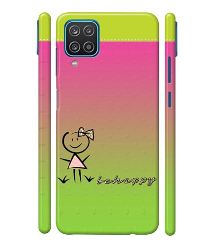Image of Be Happy Printed Hard Back Case Cover Compatible for Samsung Galaxy M32 5G (Multicolor) - D1664