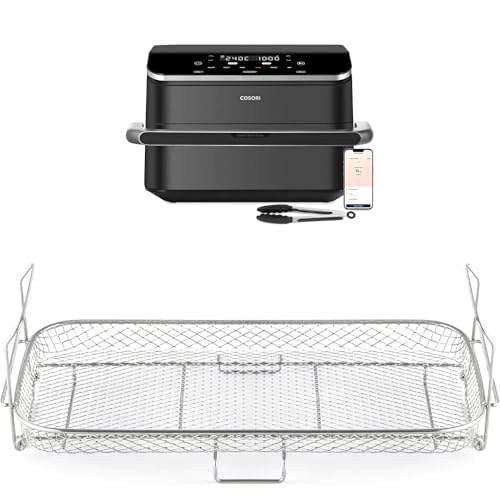 COSORI Dual Blaze TwinFry Heißluftfritteuse mit Multifunktionalem Backgitter